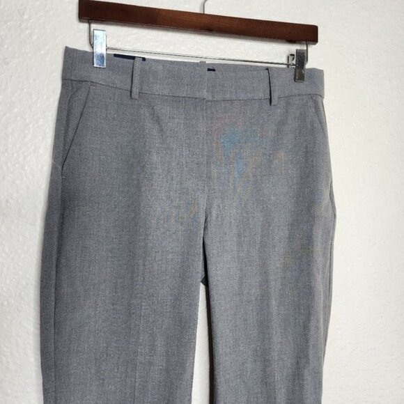 J.Crew Factory Slim Cropped Ruby Pants in Stretch Twill Gray Women's Size 6 NWT - Picture 7 of 7